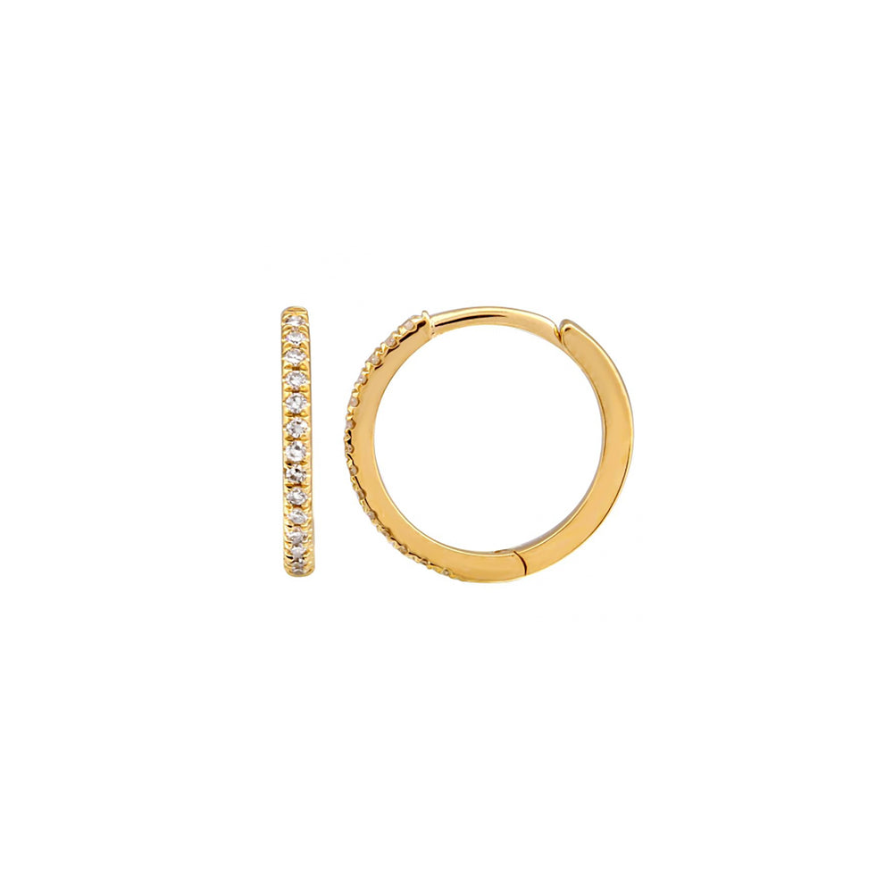 12MM DIAMOND HUGGIES