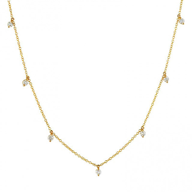 DIAMOND STATION NECKLACE
