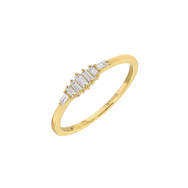 GRADUATING BAGUETTE DIAMOND RING