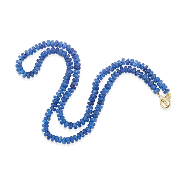 KYANITE BEADED NECKLACE