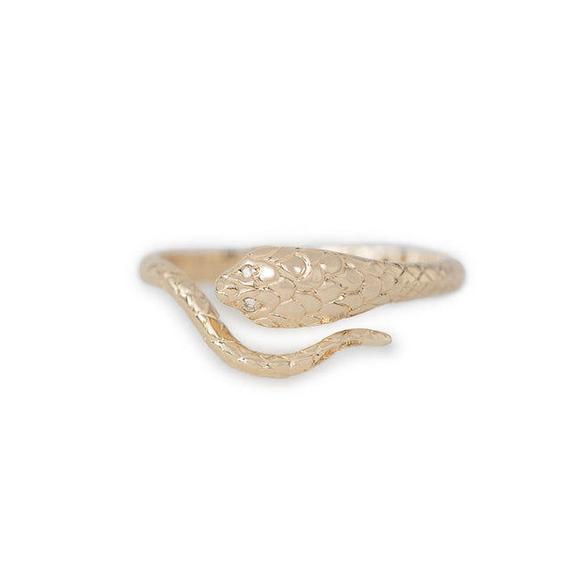 COBRA & DIAMONDS RING