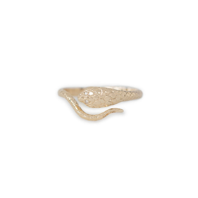 COBRA & DIAMONDS RING