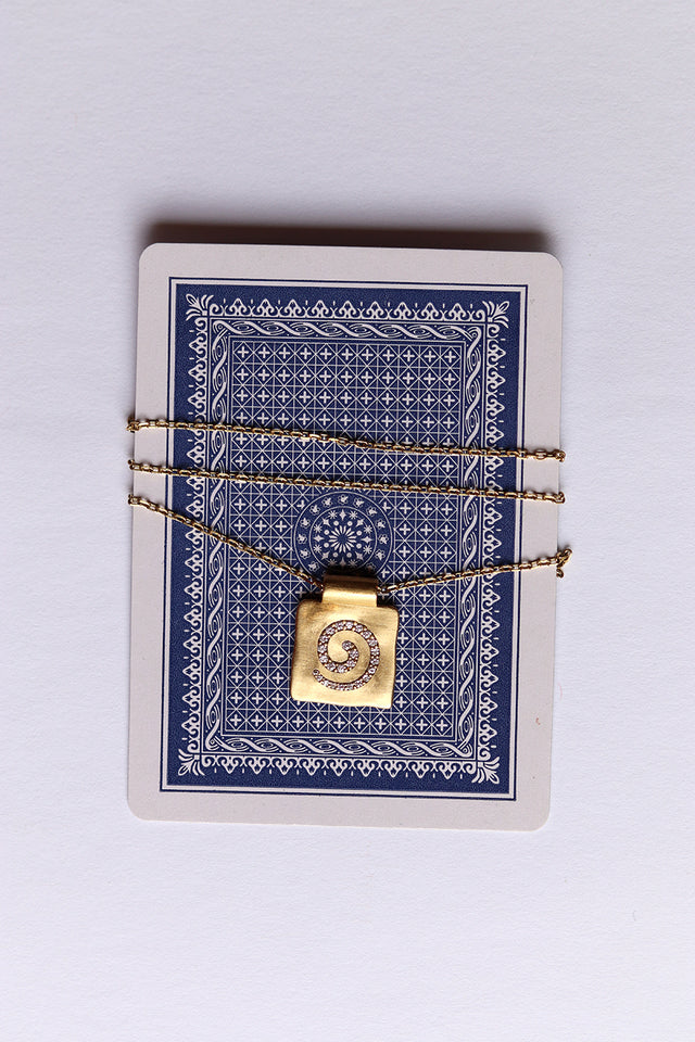 SPIRAL DUNE NECKLACE