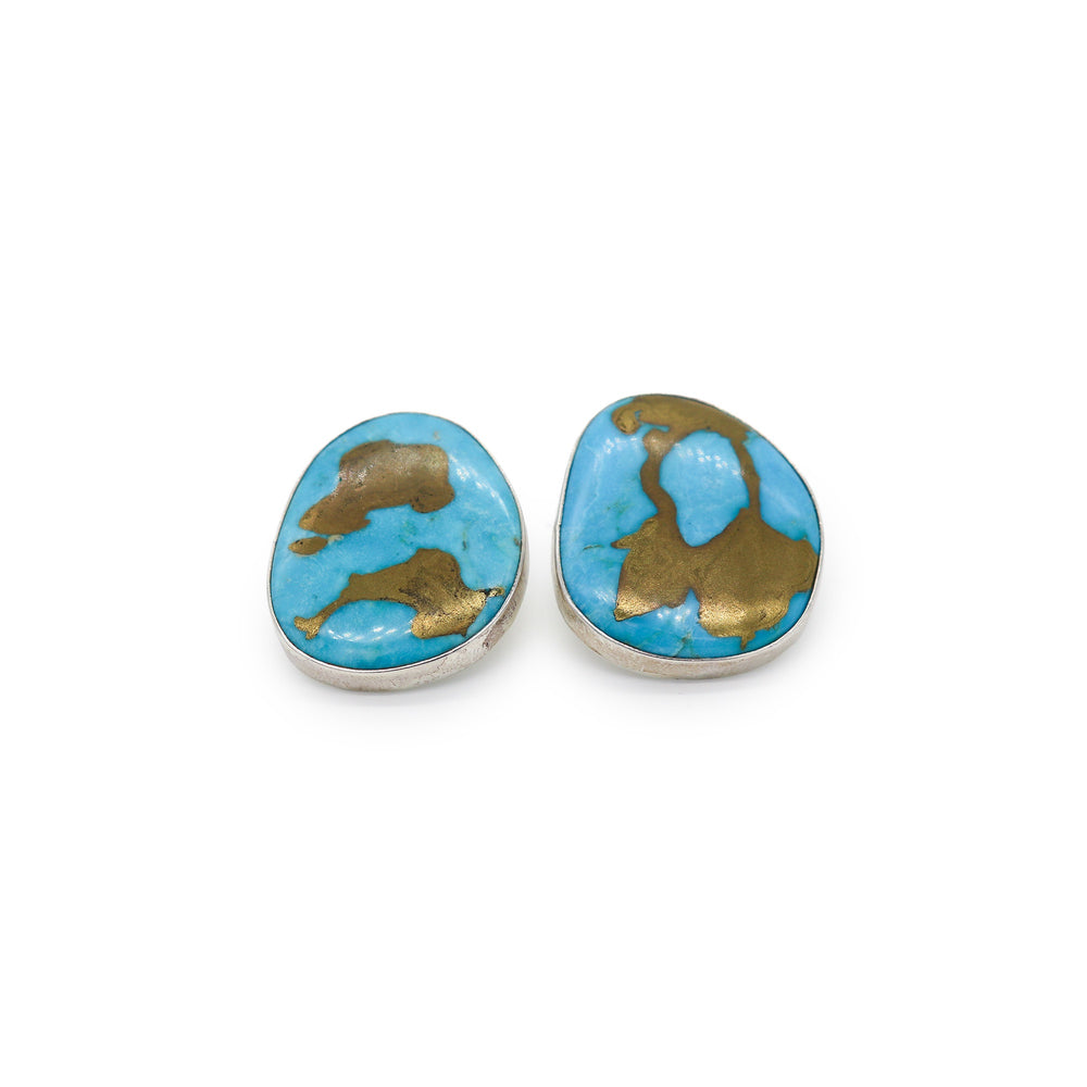 ASYMMETRICAL PYRITE STUDS