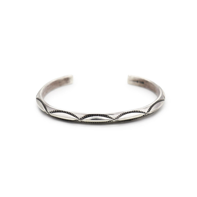Thick Sterling Silver Knife Edge Cuff