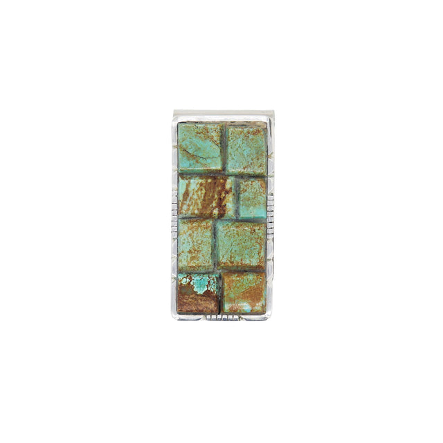 Green Turquoise Money Clip