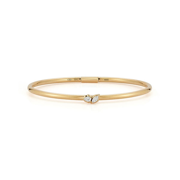 POSEY TWO STONE PLIÉ BANGLE