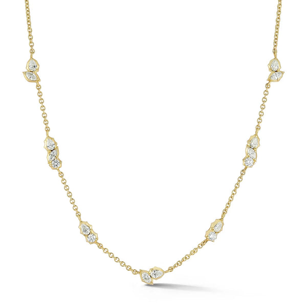 POSEY 7-CLUSTER STATION NECKLACE