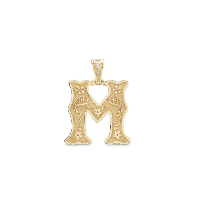 LARGE SOUTHWESTERN ALPHABET CHARM