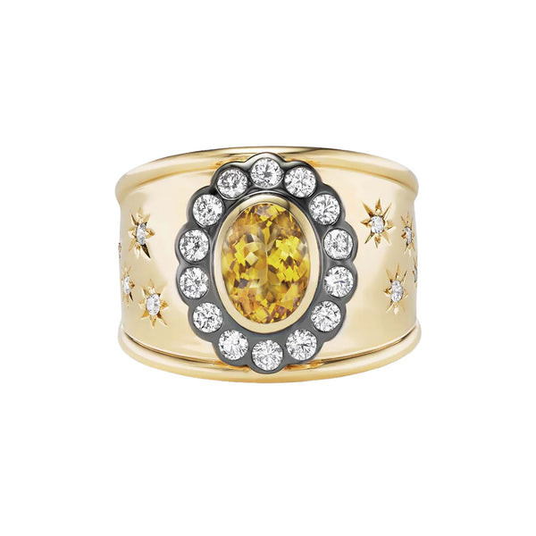 LEXIE CIGAR BAND CITRINE
