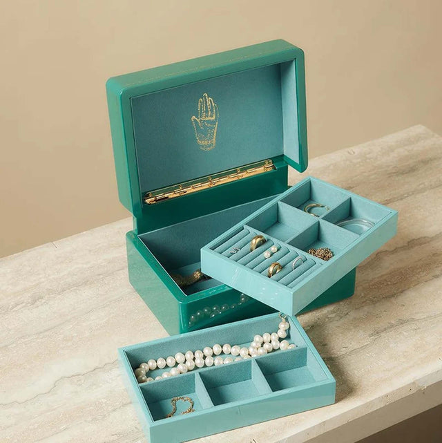 MINI TRUNK IN MALACHITE GREEN