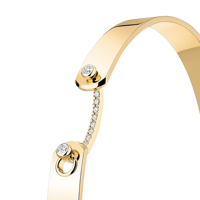 YELLOW GOLD BUSINESS MEETING GM MOOD BANGLE