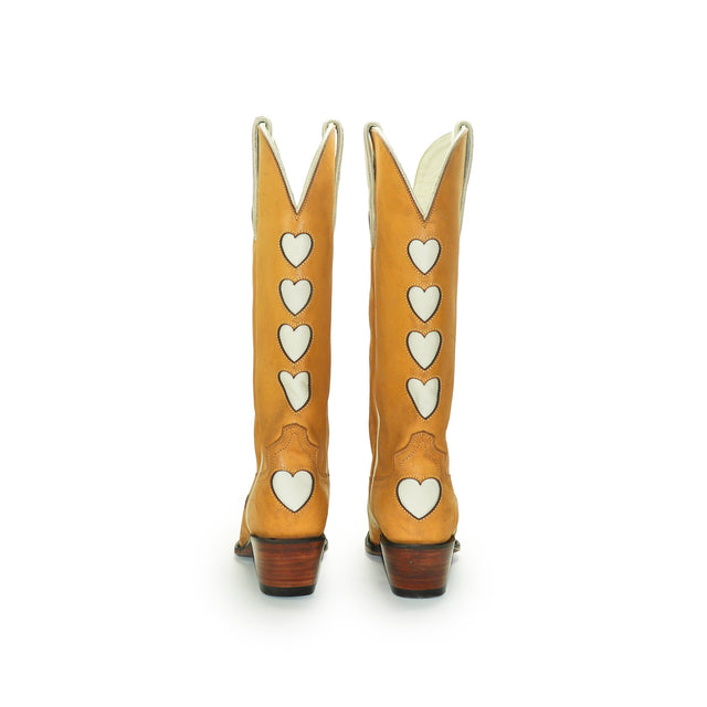 WILD AT HEART BOOTS IN MUSTARD