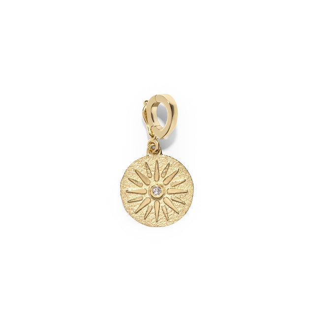 SUNBURST DIAMOND PETITE COIN