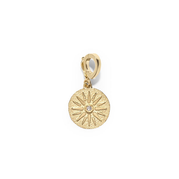 SUNBURST DIAMOND PETITE COIN