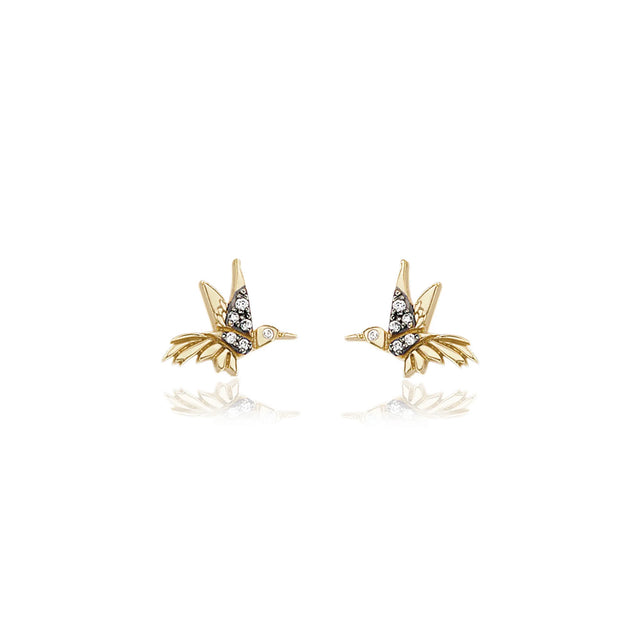 HUMMINGBIRD MOTIF STUDS