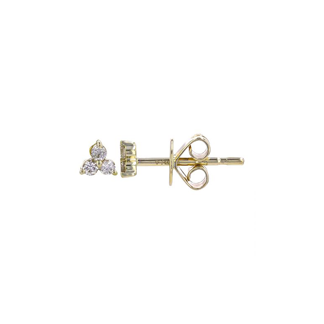 PRONG SET 3 DIAMOND TRIO STUDS