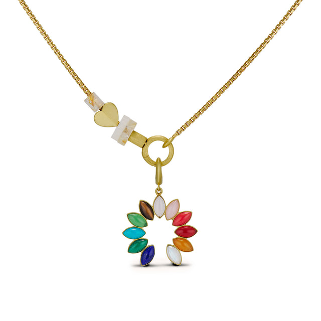 RAINBOW BLOSSOM PENDANT