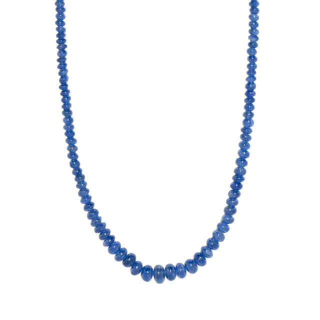 RICH SAPPHIRE BEAD NECKLACE