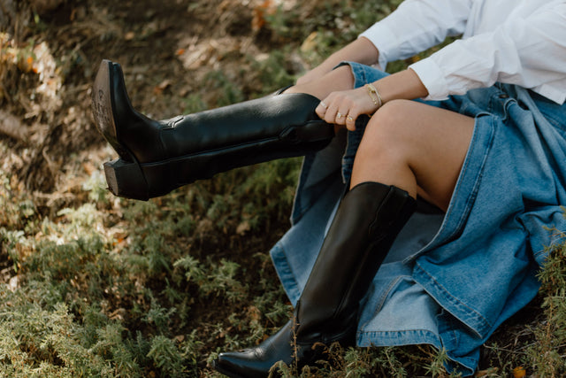 WILD AT HEART BOOTS IN BLACK