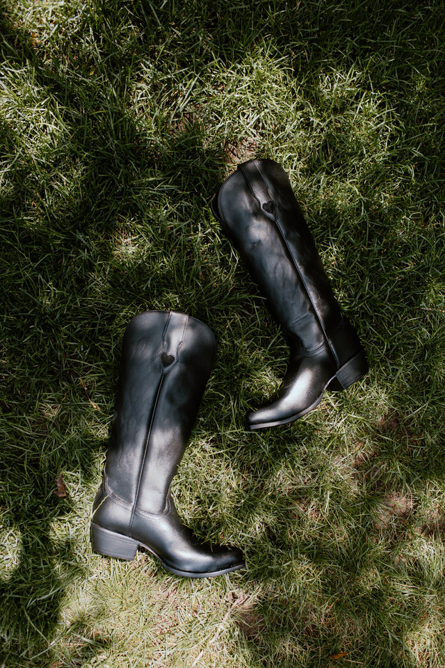 WILD AT HEART BOOTS IN BLACK