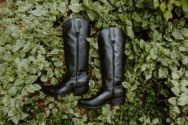 WILD AT HEART BOOTS IN BLACK