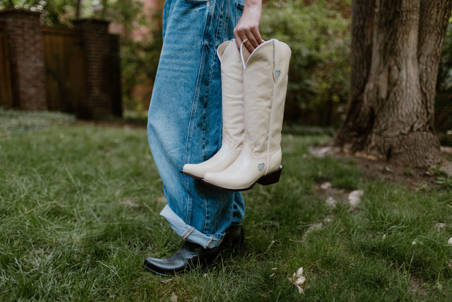 WILD AT HEART BOOTS IN CREAM
