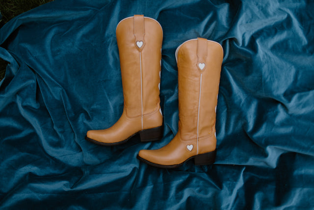 WILD AT HEART BOOTS IN MUSTARD