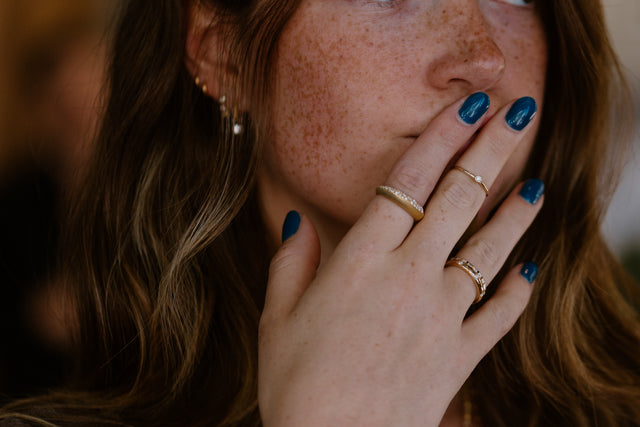FRANKIE HALF DIAMOND RING