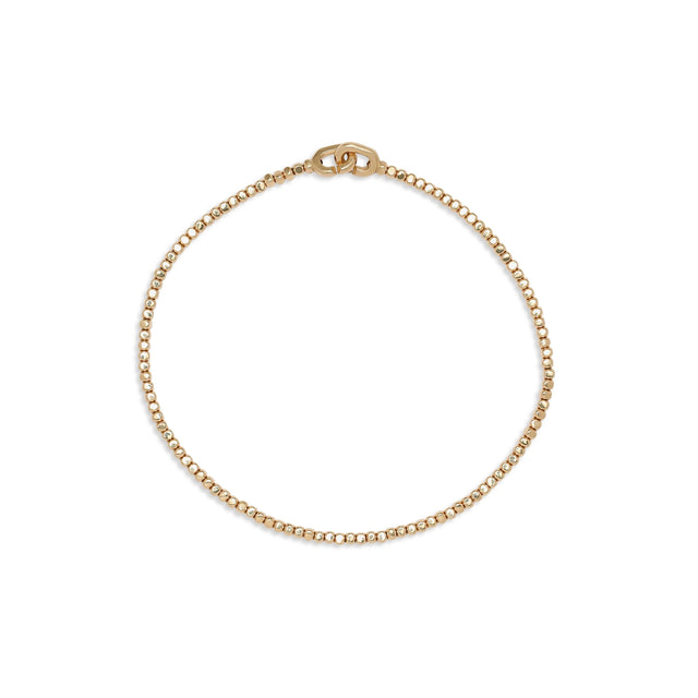 NOIX SINGLE BRACELET IN YELLOW GOLD