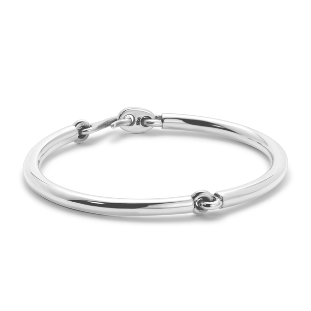 AQUILA 5MM SILVER BRACELET - L