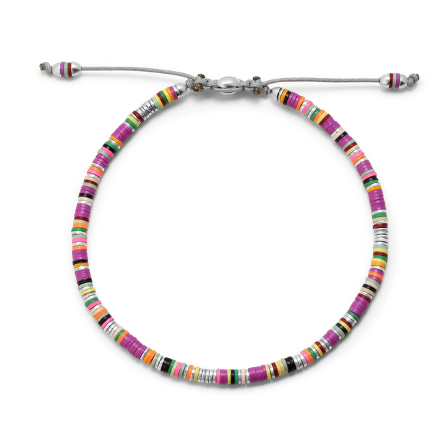 MINI MALLI BRACELET | PURPLE PATTERN | STERLING SILVER