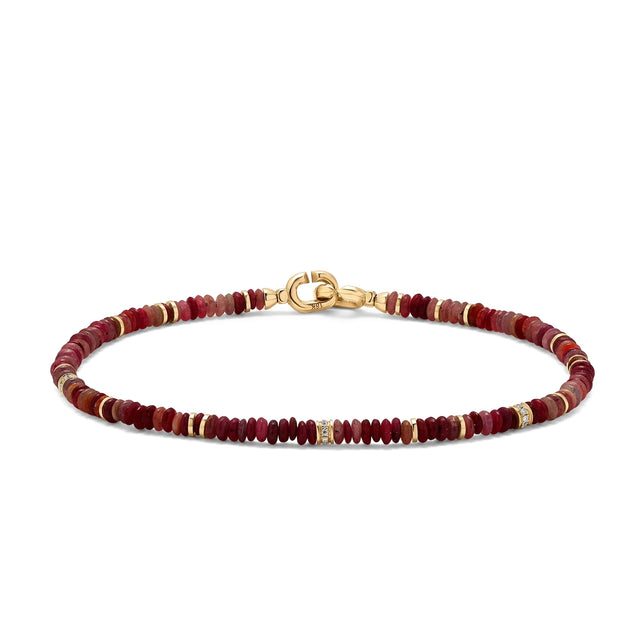 SHINE BRACELET PAVÉ WITH RUBIES