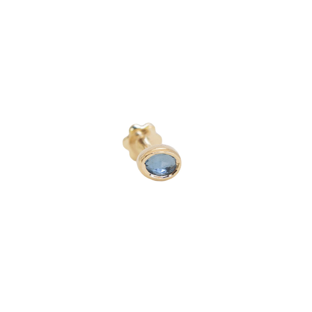 AQUAMARINE PIERCING STUD