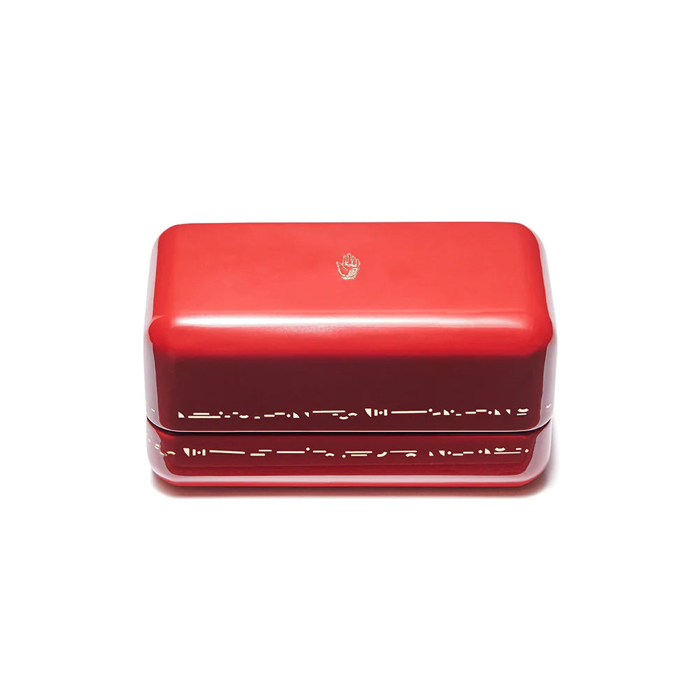 WE DO DOUBLE RING BOX IN ROYAL RED