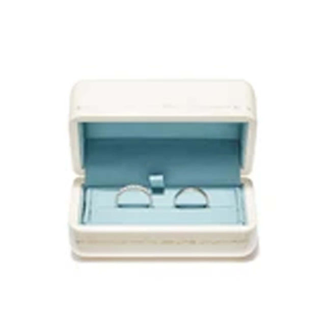 WE DO DOUBLE RING BOX IN WHITE