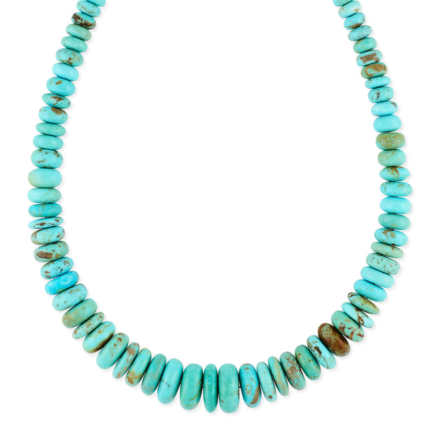 LARGE TURQUOISE BEADED STRAND