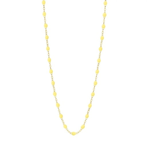 CLASSIC GIGI MIMOSA NECKLACE, YELLOW GOLD, 16.5