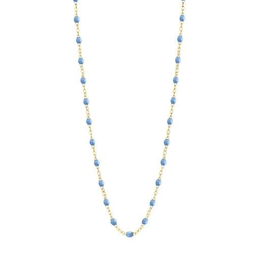 CLASSIC GIGI SKY NECKLACE, YELLOW GOLD, 17.7