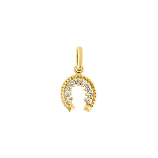 HORSESHOE DIAMOND POPPY BRACELET, YELLOW GOLD, 6.7
