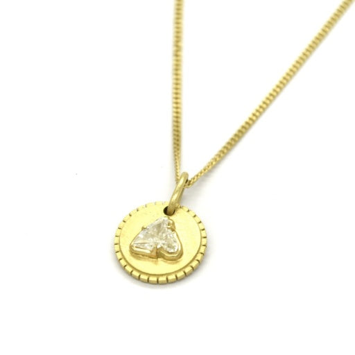 DIAMOND HORSE HEAD PENDANT