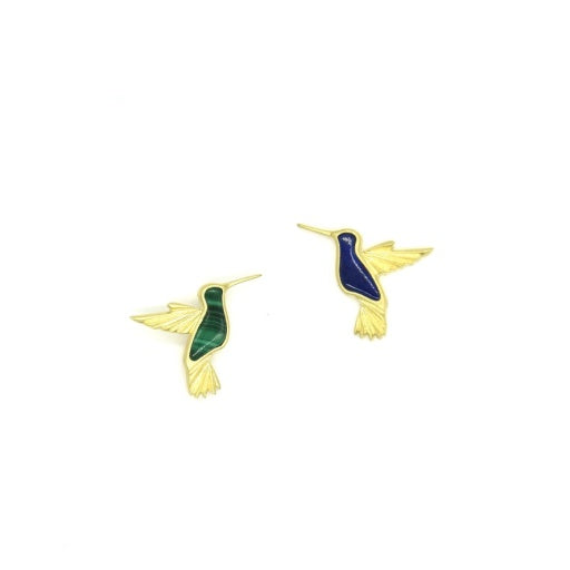 HUMMINGBIRD LAPIS STUD